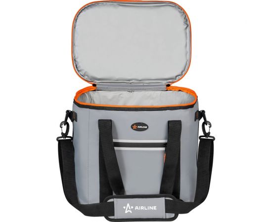 Сумка-холодильник Airline Пикник 32 л, 37.5х34х26 см, серая ADCB008 – изображение 5