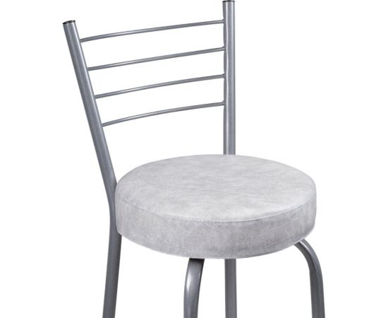 Барный стул Woodville Kuroda белый мрамор, светлый мусс 490088 – изображение 5