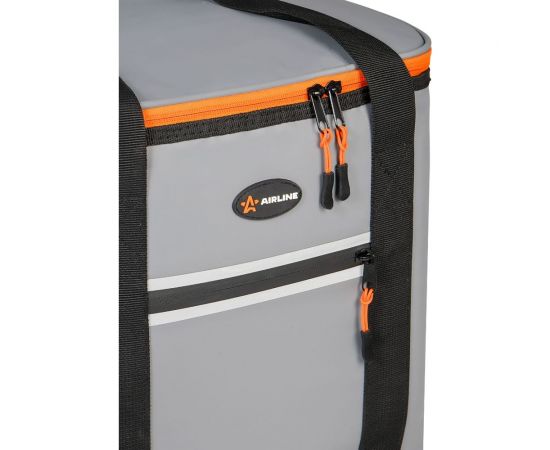 Сумка-холодильник Airline Пикник 32 л, 37.5х34х26 см, серая ADCB008 – изображение 6