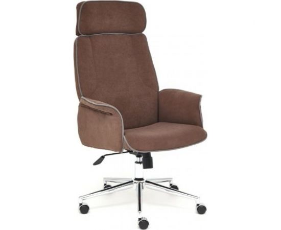 Кресло TetChair CHARM флок коричневый 6 13911 