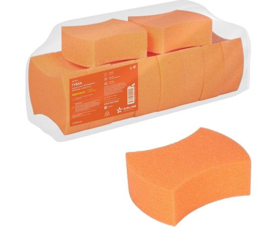 Поролоновая губка Airline Восьмерка 18х14х6, набор 10 шт. ABTN011 