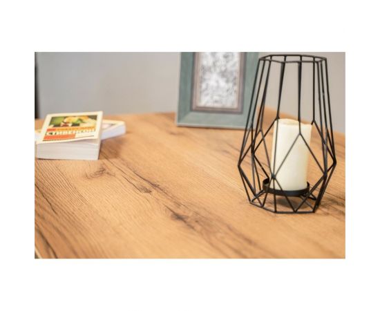 Стол Woodville лота лофт 140 25 мм дуб вотан/черный матовый 489611 – изображение 11