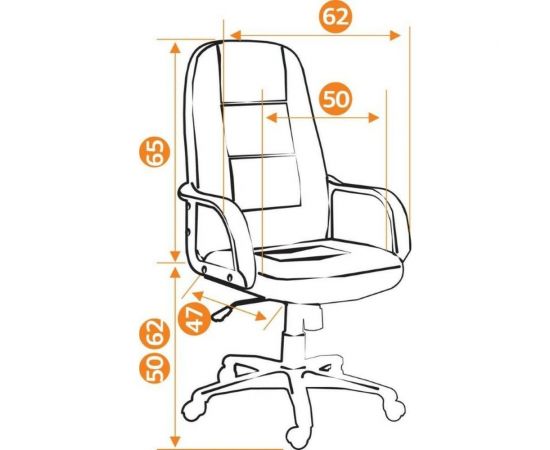 Кресло TetChair СН747 ткань черный 2603 2229 – изображение 12