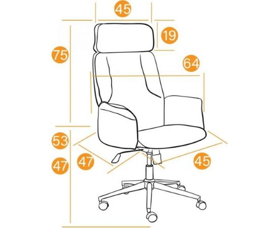 Кресло TetChair CHARM флок коричневый 6 13911 – изображение 12