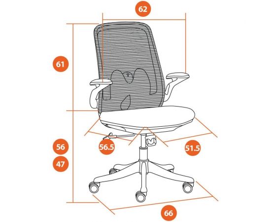 Кресло Tetchair mesh-10 ткань, зеленый 19675 – изображение 18
