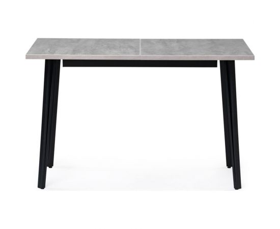 Раскладной стол Woodville денвер лофт 120 25 мм бетон/черный матовый 506944 – изображение 2