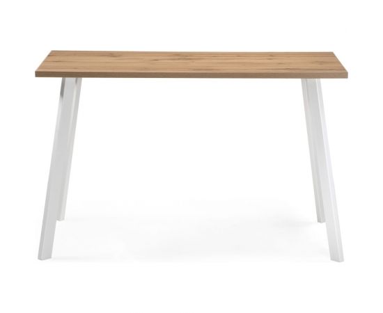 Деревянный стол Woodville тринити лофт 120x80x75, 25 мм, дуб вотан/белый матовый 539243 – изображение 2