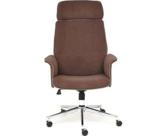 Кресло TetChair CHARM флок коричневый 6 13911 – изображение 2