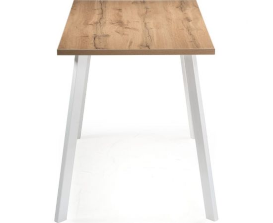 Деревянный стол Woodville тринити лофт 120x80x75, 25 мм, дуб вотан/белый матовый 539243 – изображение 3