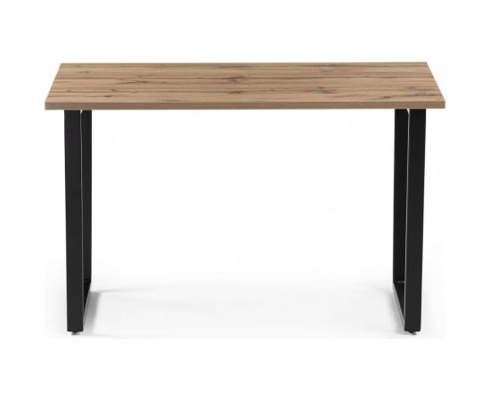 Стол Woodville лота лофт 120 25 мм дуб вотан/черный матовый 489609 – изображение 3