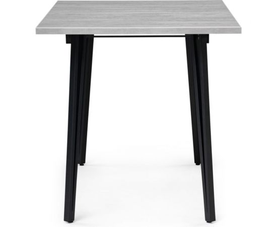 Раскладной стол Woodville денвер лофт 120 25 мм бетон/черный матовый 506944 – изображение 4