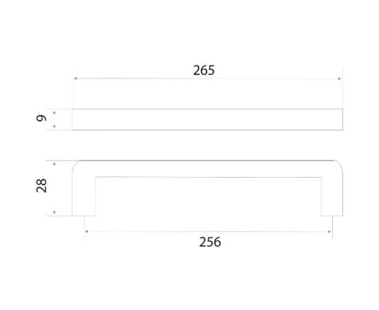 Ручка-скоба Trodos DMZ-21203-256 хром 303365 – изображение 4