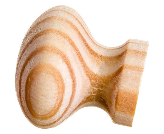 Ручка кнопка ЕВРОПАРТНЕР классика D35мм H38мм, дерево без покрытия 1шт. 0 1875 5 – изображение 4