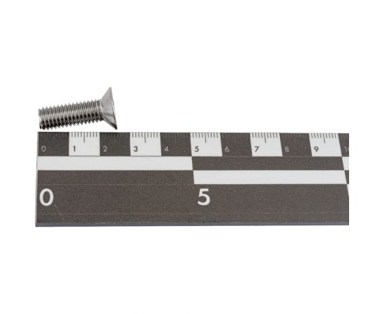 Нержавеющий винт с потайной головкой KREPFIELD M8x25 мм, DIN 965, А2, крестообразный шлиц PH, 12 шт. 965А2ВИНТ8Х25-12 – изображение 4