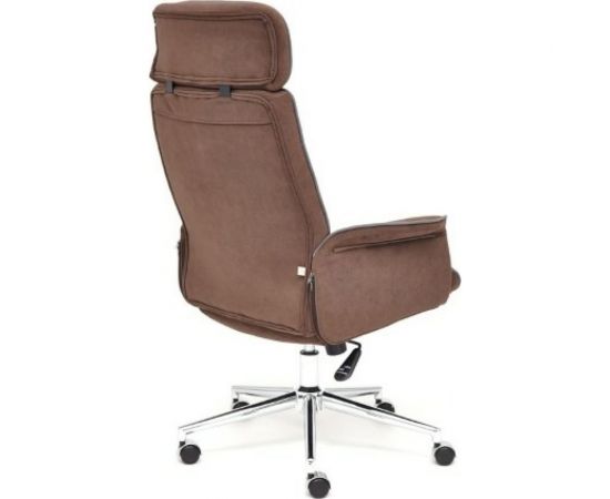 Кресло TetChair CHARM флок коричневый 6 13911 – изображение 4