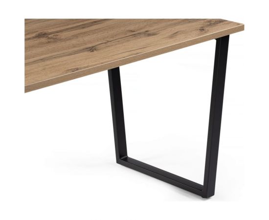 Стол Woodville лота лофт 120 25 мм дуб вотан/черный матовый 489609 – изображение 5