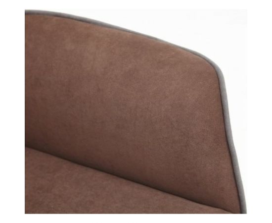Кресло TetChair CHARM флок коричневый 6 13911 – изображение 6