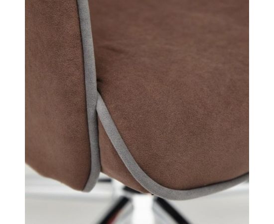 Кресло TetChair CHARM флок коричневый 6 13911 – изображение 9