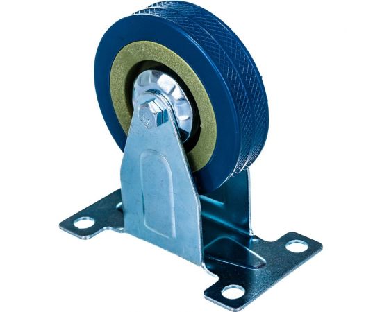 Колесная опора Tech-Krep неповоротная D75 п/п, сер рез, подшип. скольж, площадка - пакет 148492 