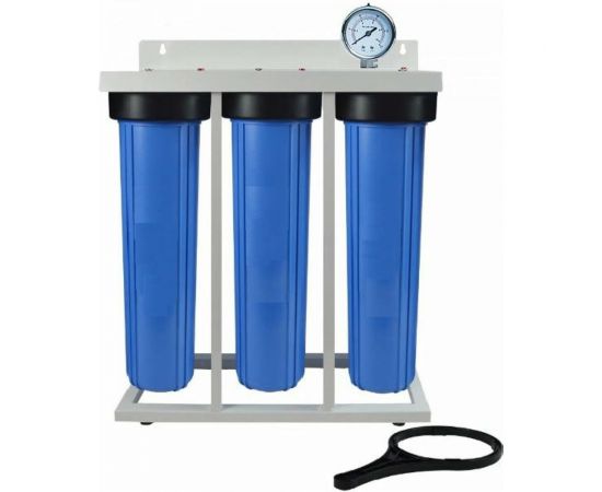 Комплект из трех корпусов АКВА ПРО 20BB, с воздушным клапаном и ключом, на раме, 3-20BB01 459 