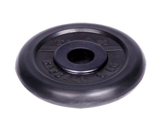 Обрезиненный диск Титан Титан d 31 мм, чёрный 5.0 кг 1070 