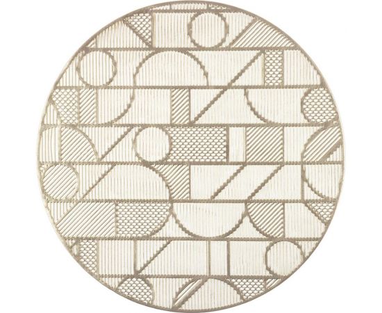 Сервировочная салфетка Рыжий кот PVR-07 Геометрия, диаметр 38 см 103970 