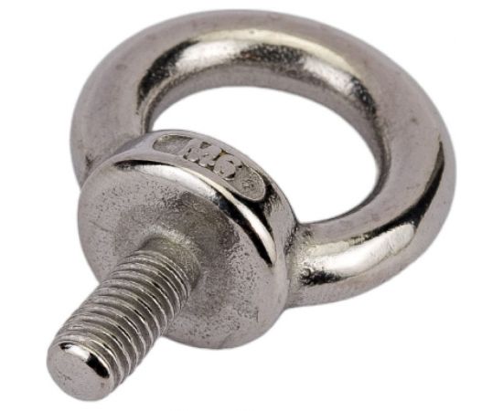 Нержавеющий рым-болт KREPFIELD М6, ART 580, А2, 4 шт. 580А2РЫМБОЛТМ6-4 