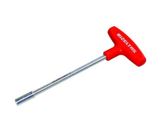 Отвертка-держатель Т-образный, магнитный для бит 6.3х185мм IZELTAS 4795190010 