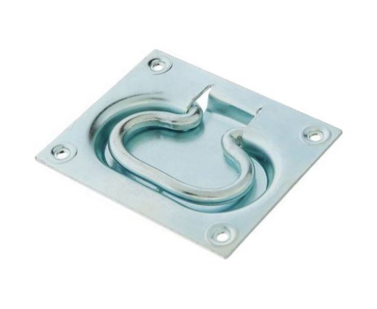 Откидная ручка Tech-Krep 100х80 скрытая цинк 148799 