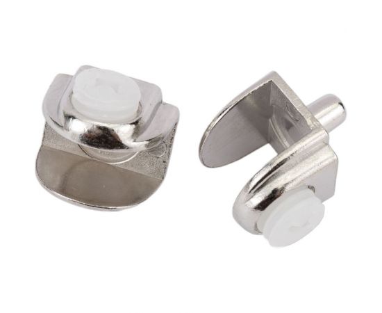 Стеклодержатель Tech-Krep П-обр.на бобышке, никель 2 шт 127531 