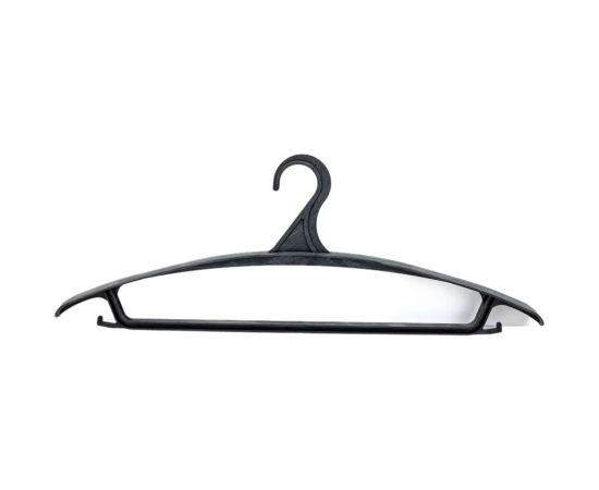 Вешалка для верхней одежды Мультипласт Групп размер 52-54, черная SK345 