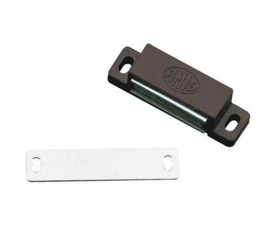 Магнитная защелка Tech-Krep 2 кг одинарная с ответной планкой, коричневый пакет Tech Kre 112595 