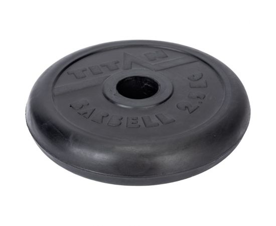 Обрезиненный диск Титан d 31 мм, чёрный 2,5 кг 1069 