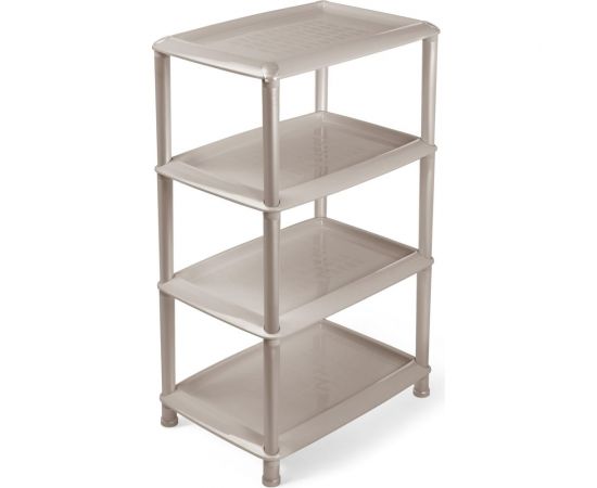 Универсальная этажерка Martika Джета 4 полки коричнево-серая С742КСЕР 