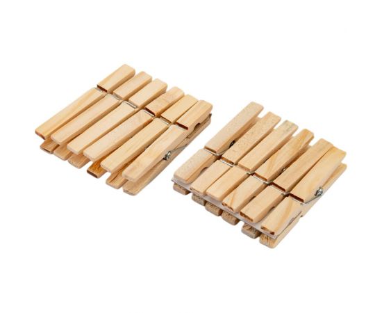 Набор деревянных прищепок Рыжий кот 12 шт 311378 