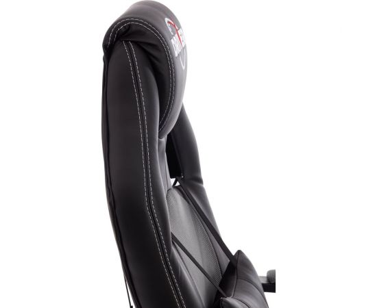 Кресло Tetchair driver 22 кожзаменитель/ткань, черный/серый 36-6/tw-12 19298 – изображение 11