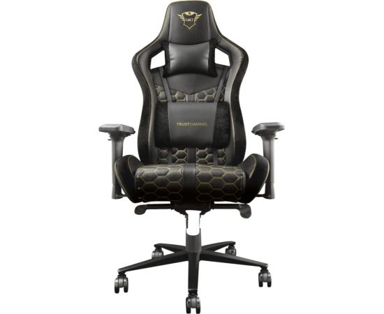 Компьютерное игровое кресло Trust Resto GXT 712 23784 черное кожзам Б0051859 – изображение 12