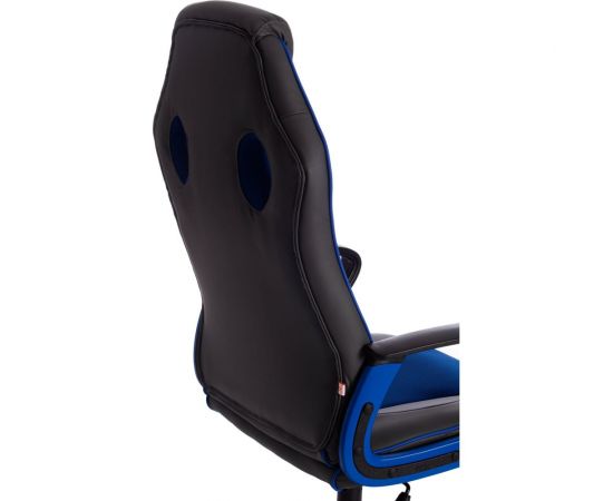 Кресло TetChair RACER кожзам/ткань, металлик/синий 36/10 13231 – изображение 14