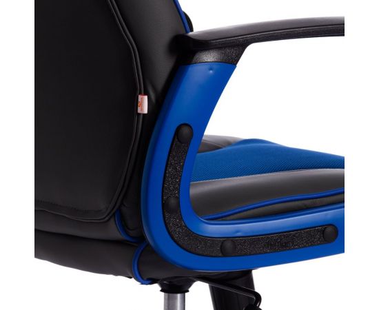 Кресло TetChair RACER кожзам/ткань, металлик/синий 36/10 13231 – изображение 15