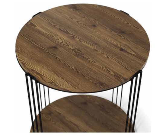 Журнальный столик Sheffilton SHT-CT33 черный муар/светлый орех SHT-СЖ10 – изображение 2