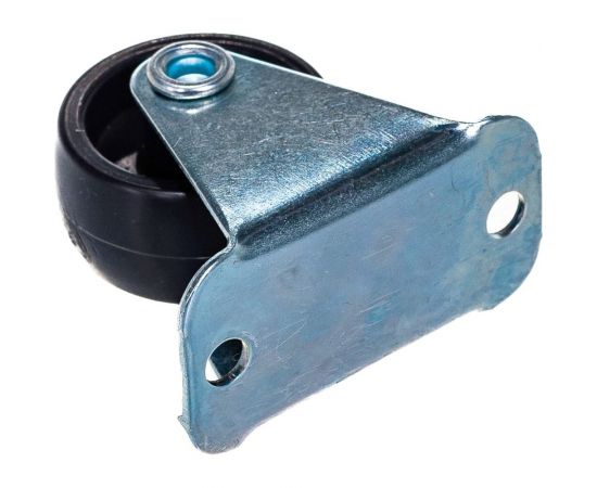 Выкатной неповоротный ролик Tech-Krep P.1. D 27 мм, накладной 151192 – изображение 2