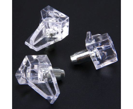 Полкодержатель для стеклянных полок Tech-Krep прозр. 10 шт 130129 – изображение 2