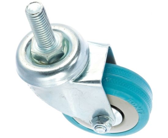 Колесная опора Tech-Krep поворот. D50 п/п, подшип. скольж-я, с резьб. М10 - накл. 151198 – изображение 2