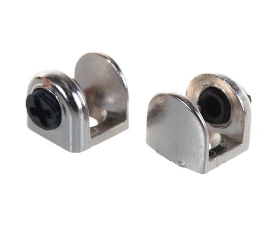 Стеклодержатель П обр. на шурупе Tech-Krep никель 2 шт 127532 – изображение 2