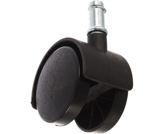Мебельная колесная опора Tech-Krep D50 мм М11, поворотное без тормоза, штифт, черный нейлон - накладка 151195 – изображение 2