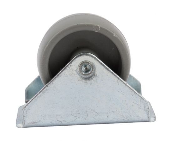 Выкатной неповоротный ролик Tech-Krep C.3, D30 мм, серый нейлон - накл. 148456 – изображение 3