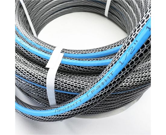 Армированный пятислойный шланг Профитт nts графит, тип поток-50, 1/2"" х 50 м 2227176 – изображение 3