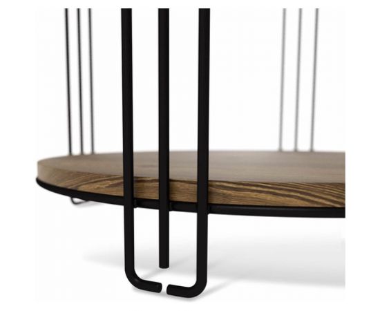 Журнальный столик Sheffilton SHT-CT33 черный муар/светлый орех SHT-СЖ10 – изображение 3