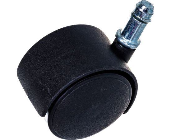 Мебельная колесная опора Tech-Krep D50 мм М11, поворотное без тормоза, штифт, черный нейлон - накладка 151195 – изображение 3