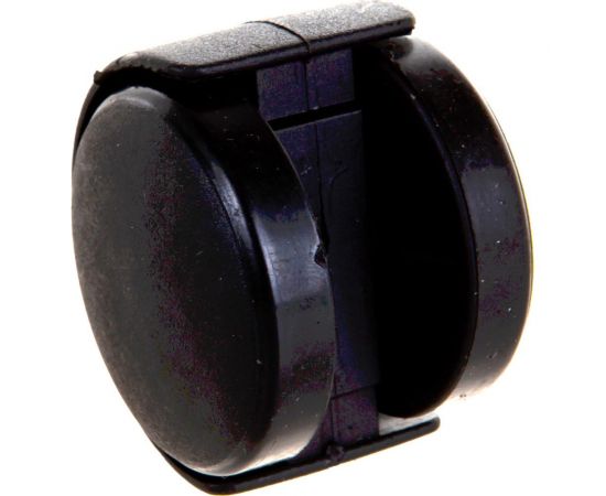 Мебельная колесная опора Tech-Krep D50мм М10, поворотная без тормоза, с резьбой, черный нейлон - накладка 151197 – изображение 3